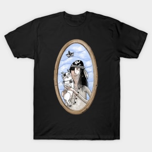 Pirat mit seinem Hund - Pirate With His Dog T-Shirt